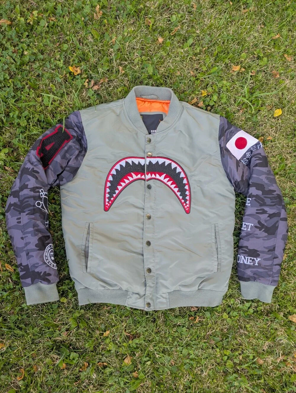 Robert Phillipe Bomber Jacket, Excellent Condition, Size Large